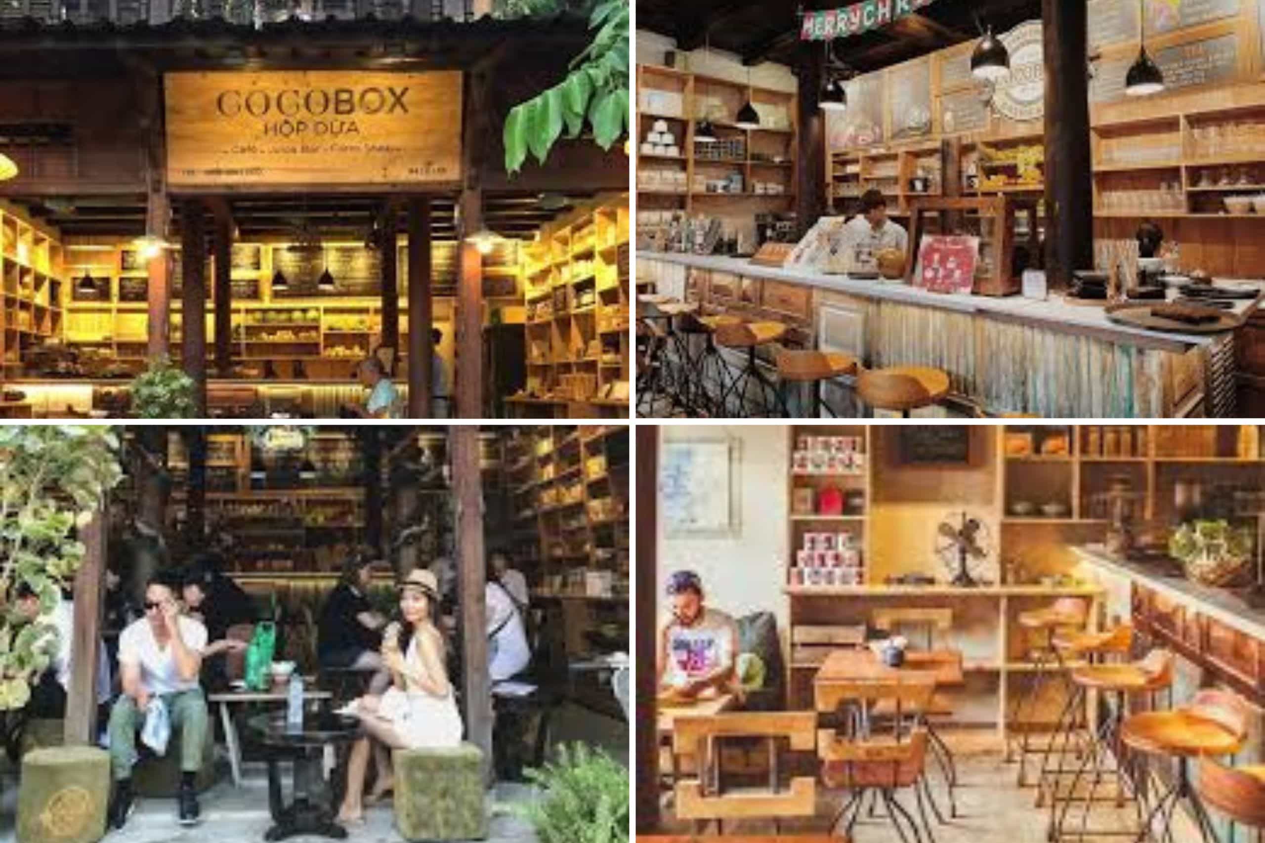 mẫu quán cafe phong cách Rustic